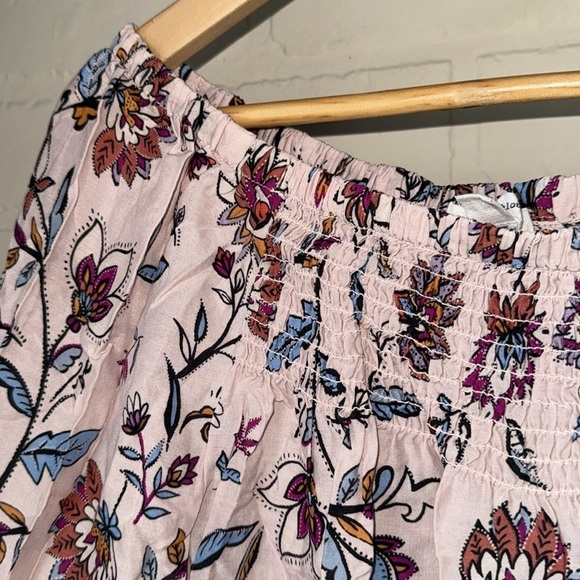 Beachlunchlounge shirt Floral Off-Shoulder smocked top XL model - Picture 2 of 3